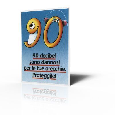 Poster Udito decibel