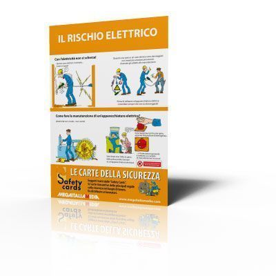 Poster Safety Cards - Il rischio elettrico