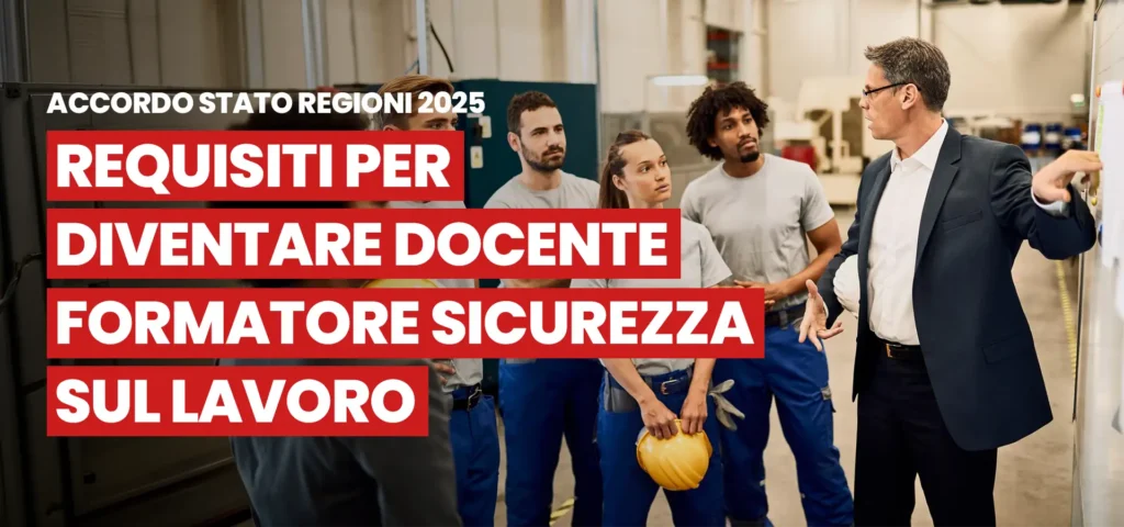Docente formatore sicurezza sul lavoro