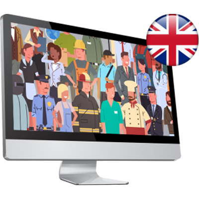 Immagine illustrativa del materiale per formatori in slide PPT del corso Occupational Risks