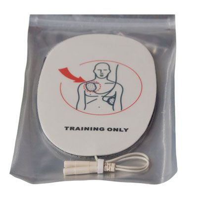 Immagine illustrativa delle coppie elettrodi per adulti per defibrillatore didattico AED TRAINER