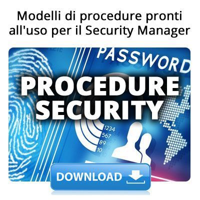 Modello Procedure per la gestione della Security nei luoghi di lavoro