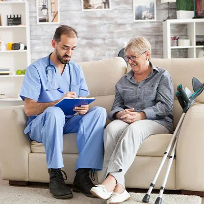 Lavoratore sanità assistenza