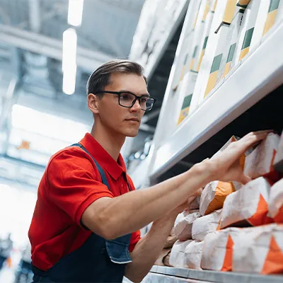 Lavoratore addetto al magazzino