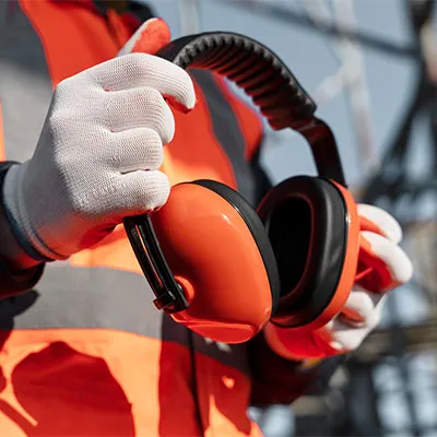 Cuffie protezione rischio rumore