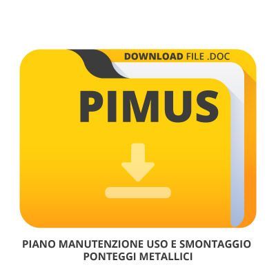 Modello PIMUS Ponteggio a Telaietti più Protezioni Prefabbricate Provvisorie