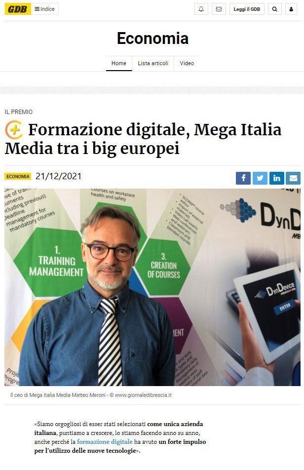 Rassegna Stampa Mega Italia Media