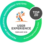 User experience badge