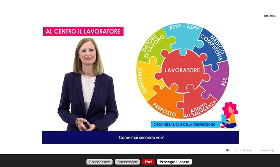 Slide corso formazione generale e specifica basso rischio settore pulizie