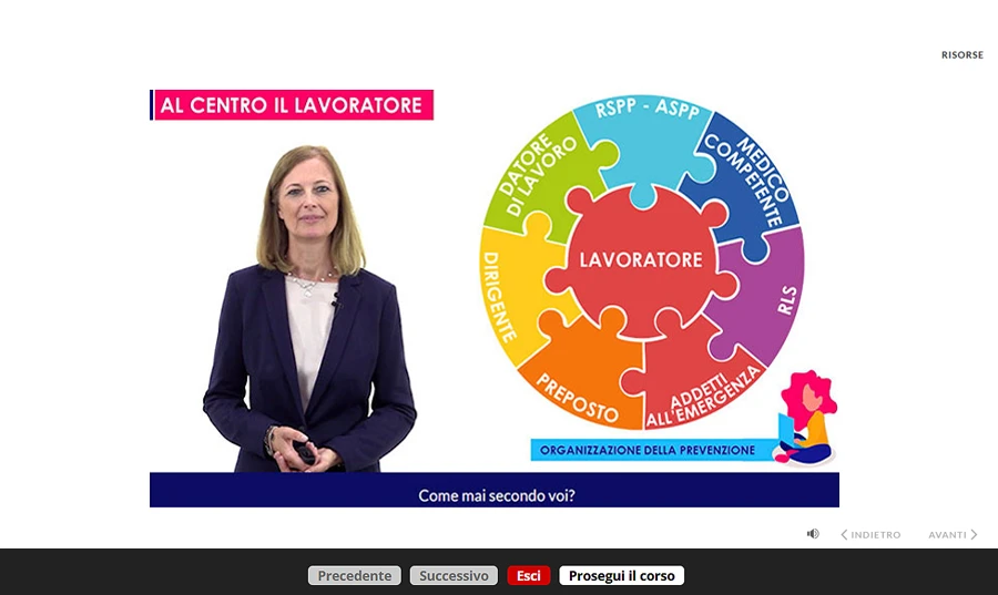 Slide corso formazione generale e specifica basso rischio servizi di estetica e cura della bellezza