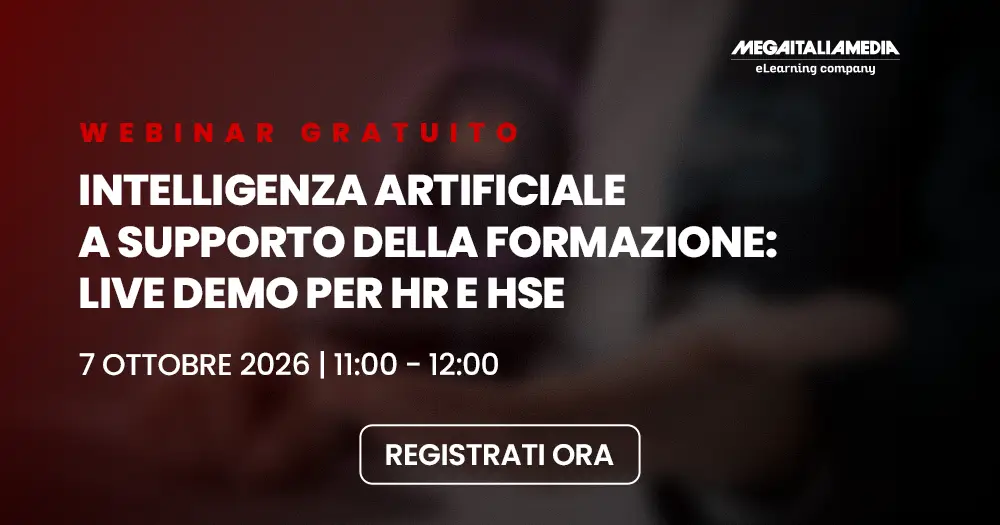 Immagine webinar Intelligenza artificiale a supporto della formazione