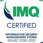 Logo IMQ Certified ISO 27001